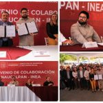 FIRMA GOBIERNO DE NAUCALPAN CONVENIO DE COLABORACIÓN CON INEA