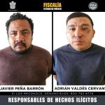 FISCALÍA EDOMÉX OBTIENE SENTENCIA DE 55 AÑOS DE PRISIÓN EN CONTRA DE DOS SUJETOS RESPONSABLES DEL DELITO DE FEMINICIDIO EN AGRAVIO DE DOS VÍCTIMAS