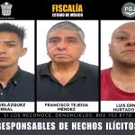 FISCALÍA EDOMÉX OBTUVO CONDENA DE 43 AÑOS EN CONTRA DE TRES SUJETOS POR SU RESPONSABILIDAD EN EL DELITO DE HOMICIDIO EN AGRAVIO DE UN MASCULINO