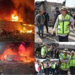 Realizan cierre de autopista Siervo de la Nación tras incendio