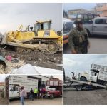 Recuperan zona federal invadida por camiones recolectores de basura