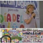 DIF ATIZAPÁN LOGRÓ RECOLECTAR 1.2 KILÓMETROS DE JUGUETES