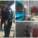 Policía municipal resguarda a joven en estado inconveniente